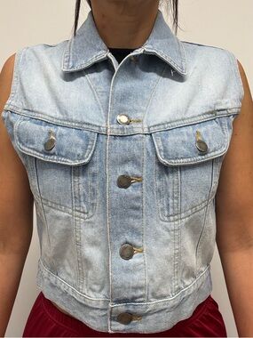 Light Wash Denim Shirt Jacket - Men's Casual Layering